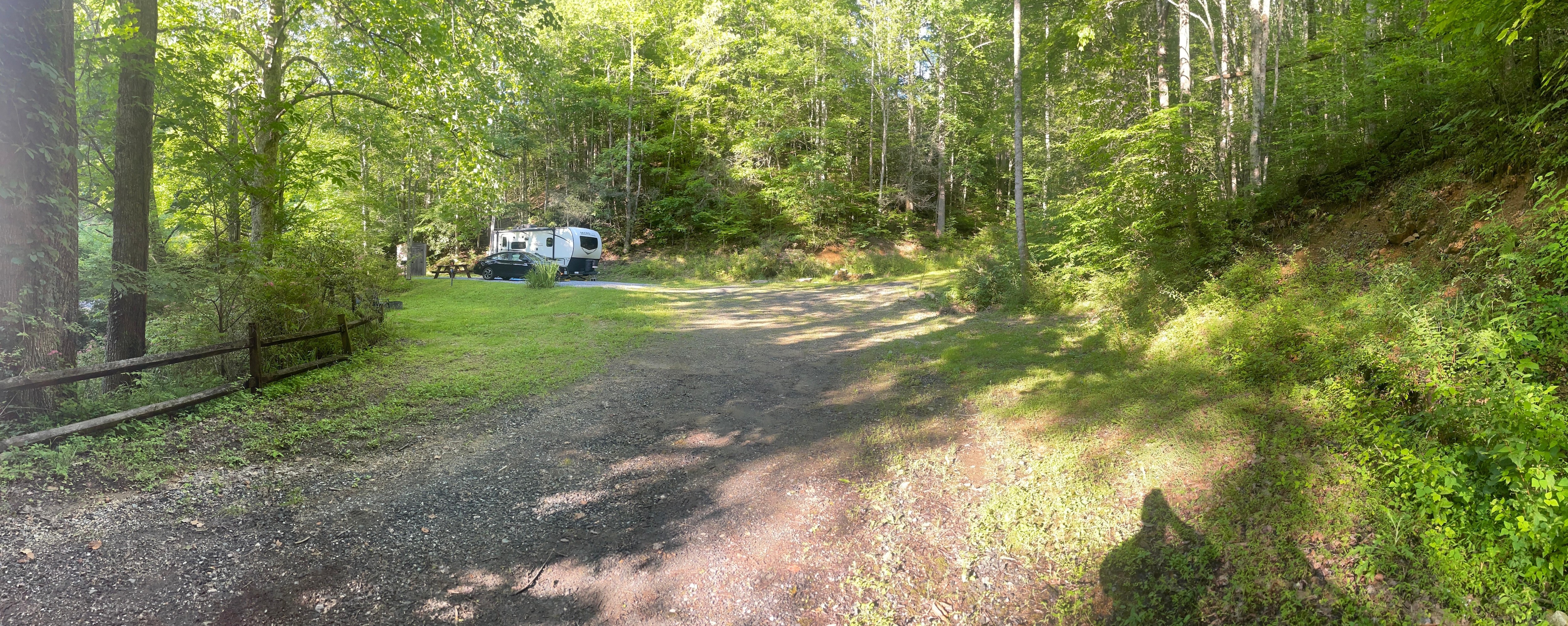 The campsite.
