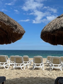 Beach access view