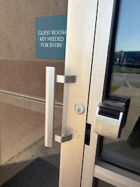Broken door lock