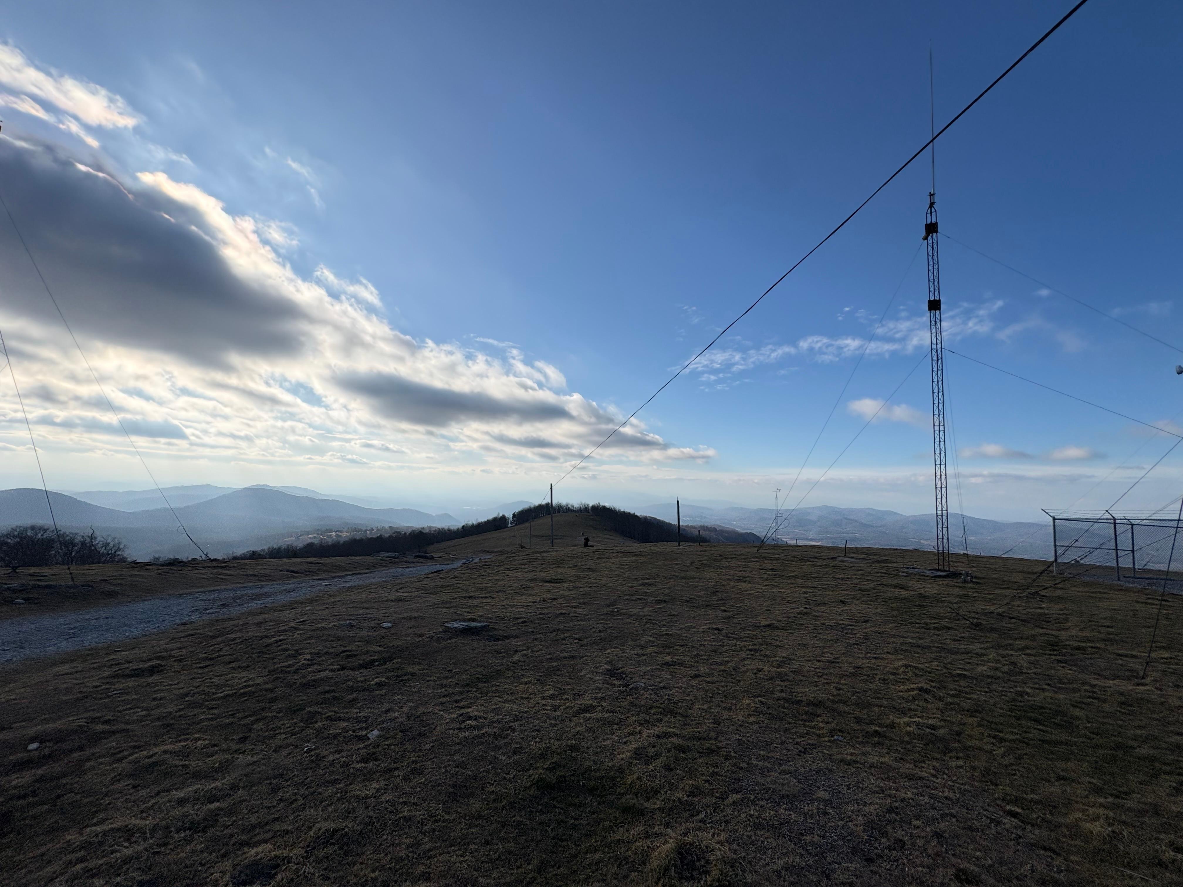 Top of bearwallow mountain trail