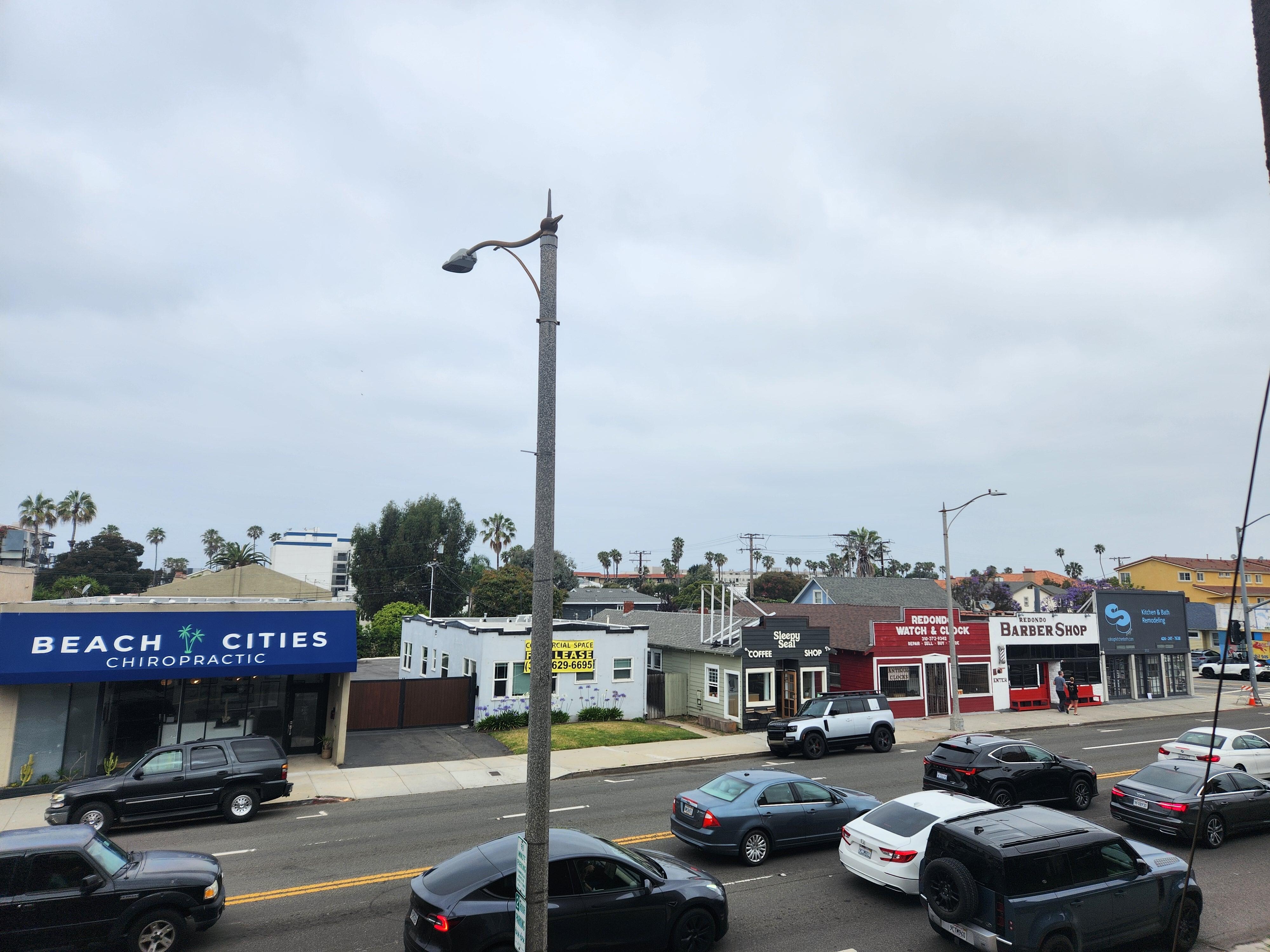 View from the 2nd story balcony.