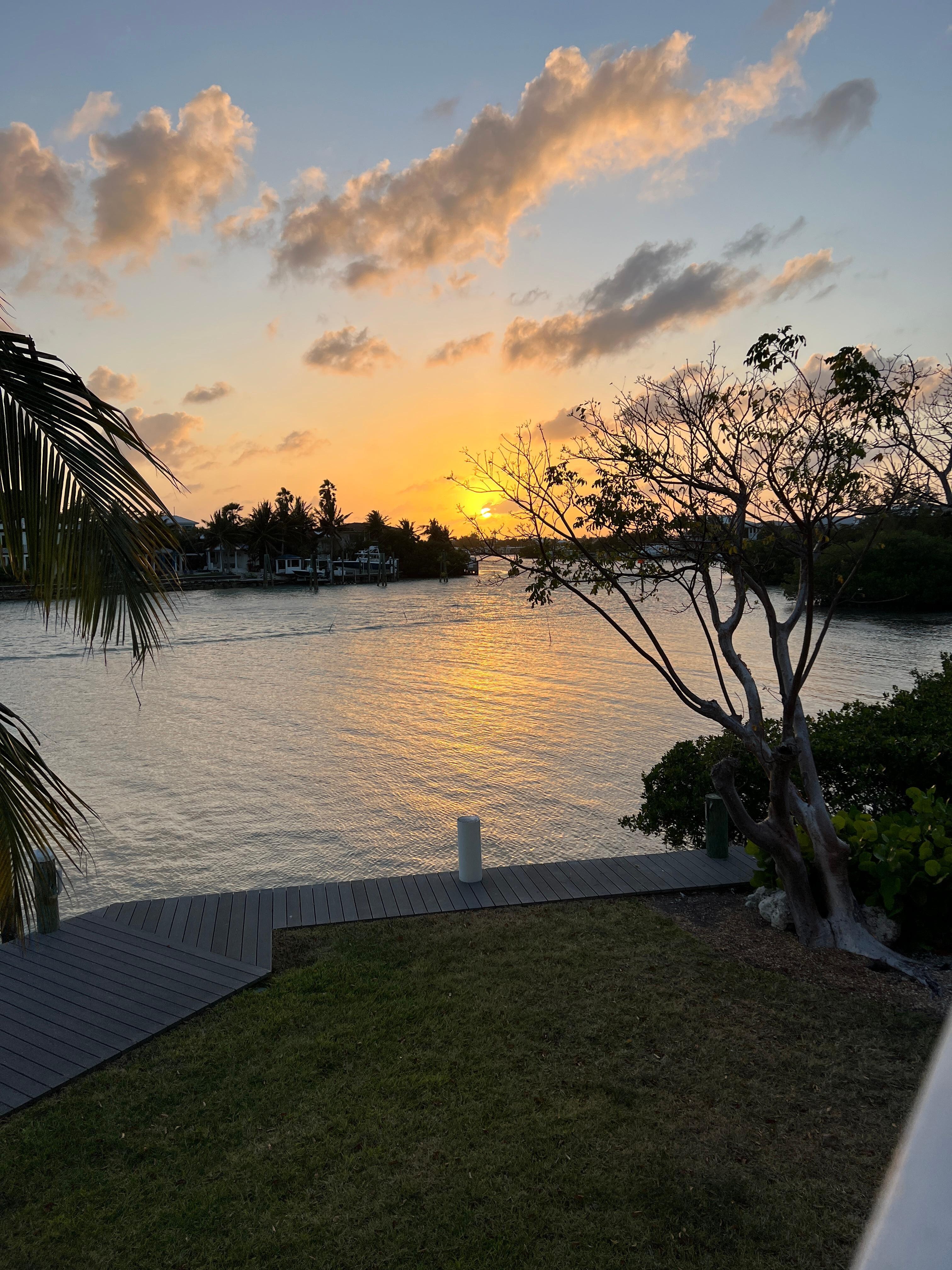 Sunset from balcony