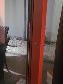 Window caulking loose