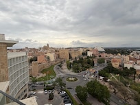 View from the rooftop restaurant