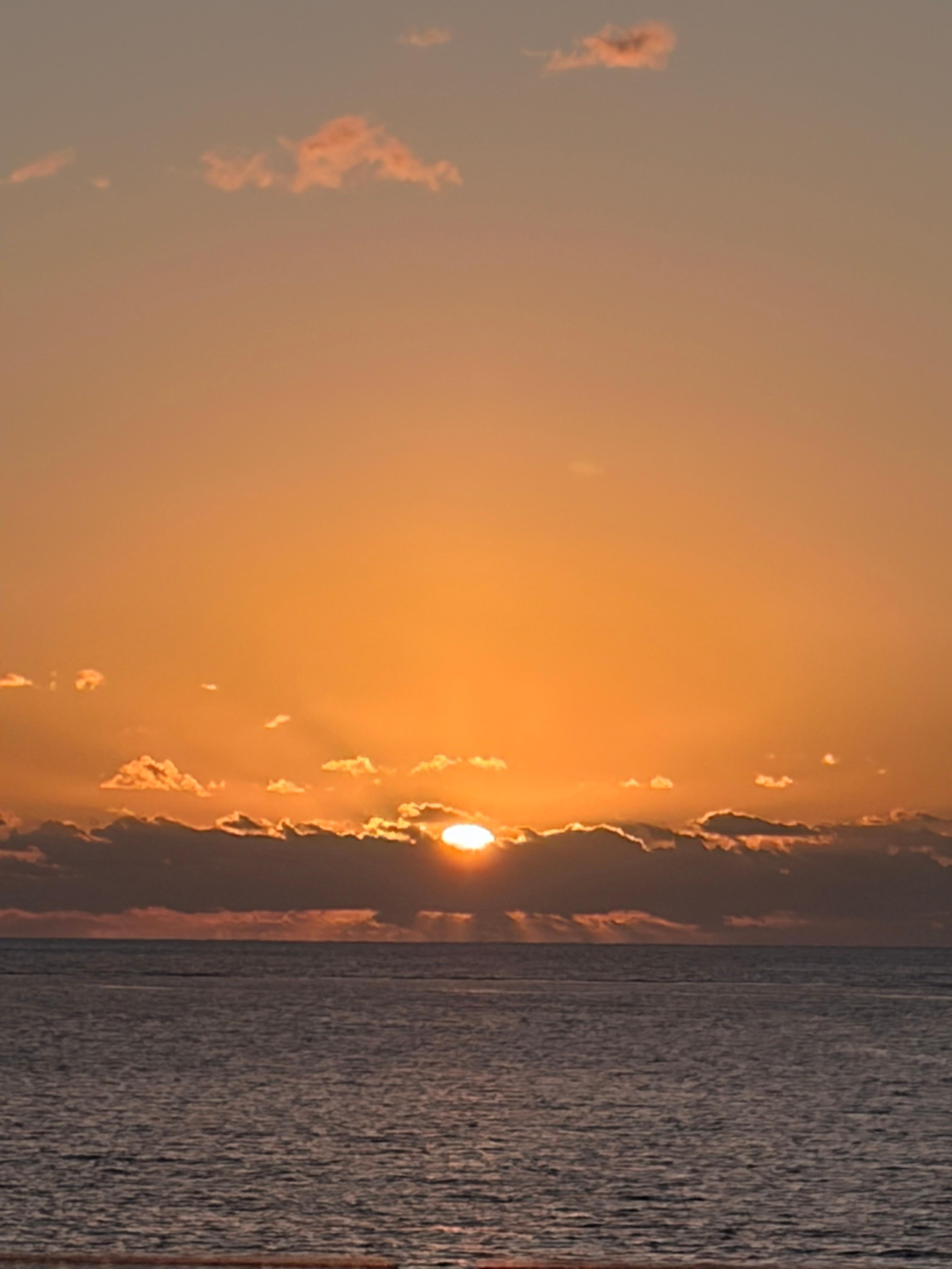 Sunrise from our balcony