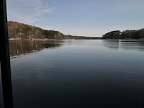 View of the lake from the dock