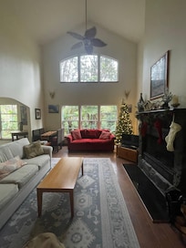 the living room as soon as you walk in the door