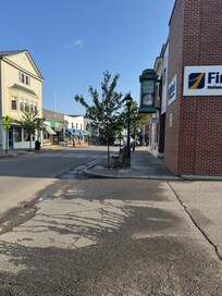 Empty streets of Bar Harbor. Nice being able to walk down it early in the morning with no one around.