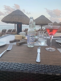 View from table at Sea and Stone Restaurant.
