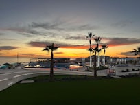 Sunset from the patio