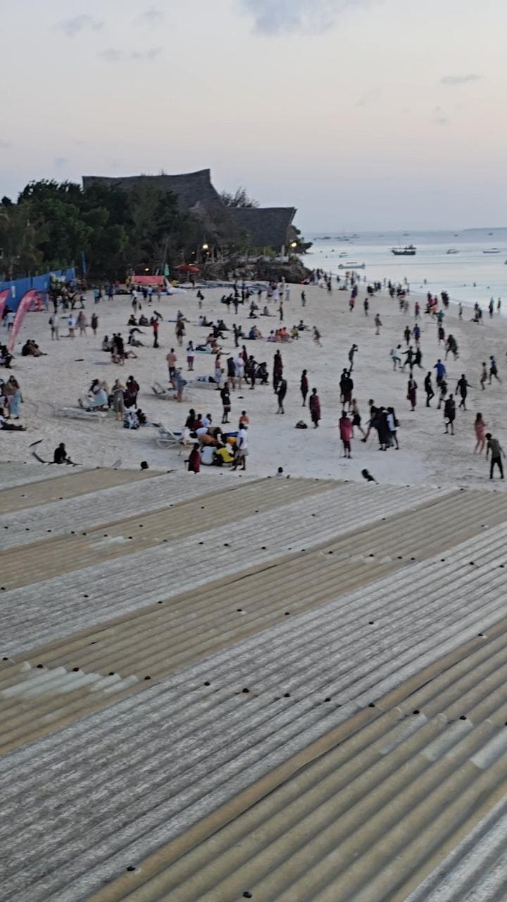 View of the beach front 
