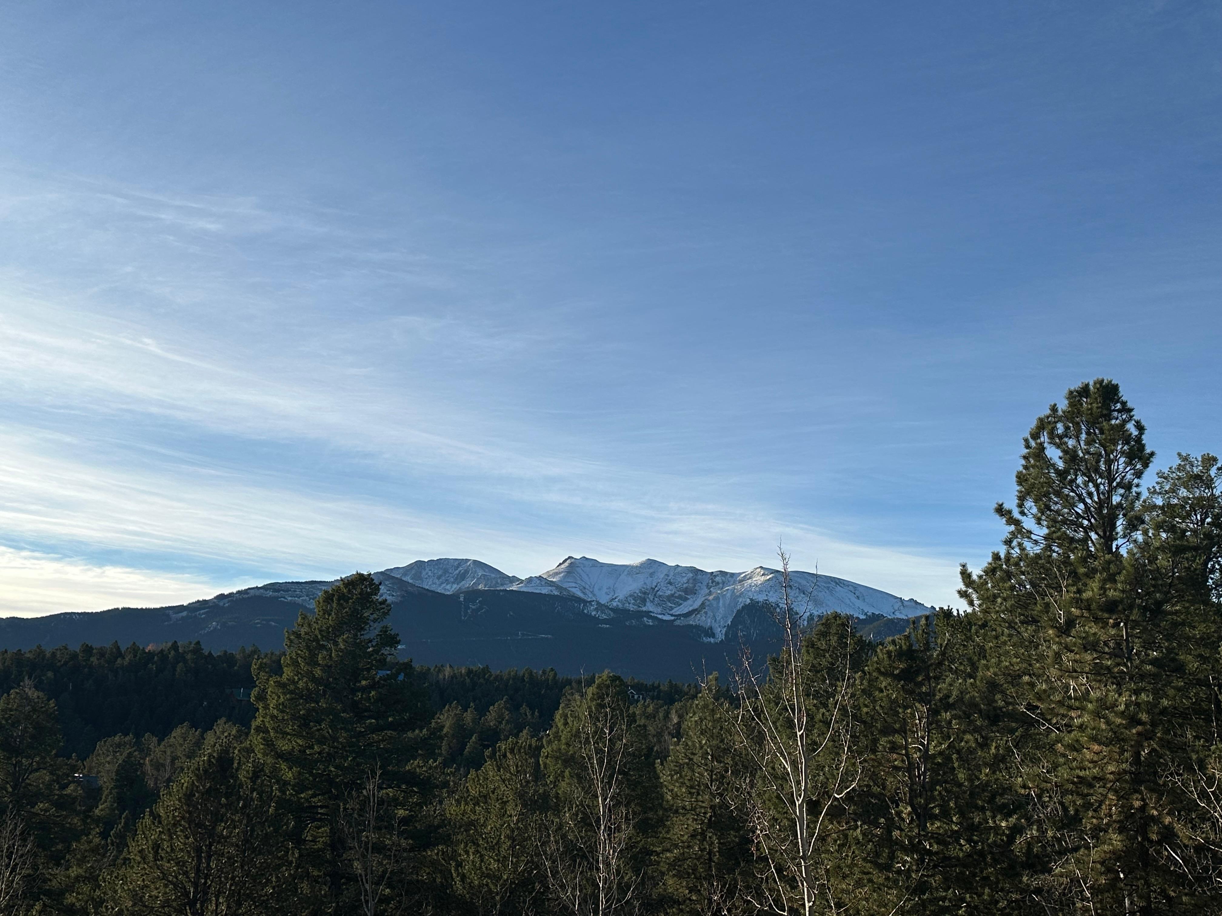 View from back deck!