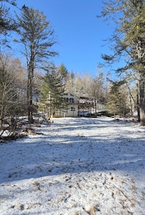 Rear view of home from the creek