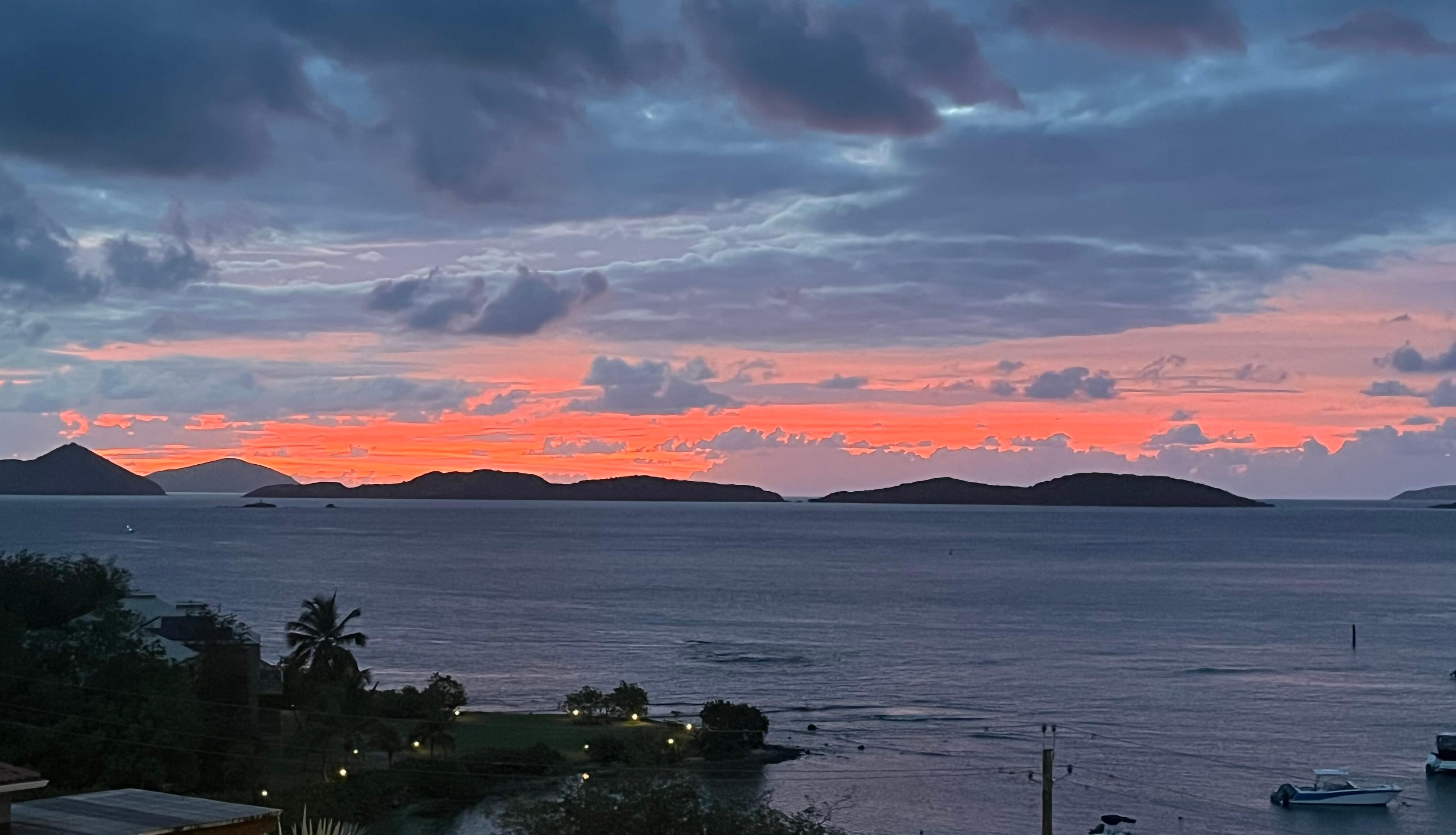 Sunset from condo