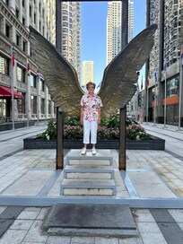 An angel in Chicago