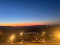 Red Rock Amphitheater sunrise