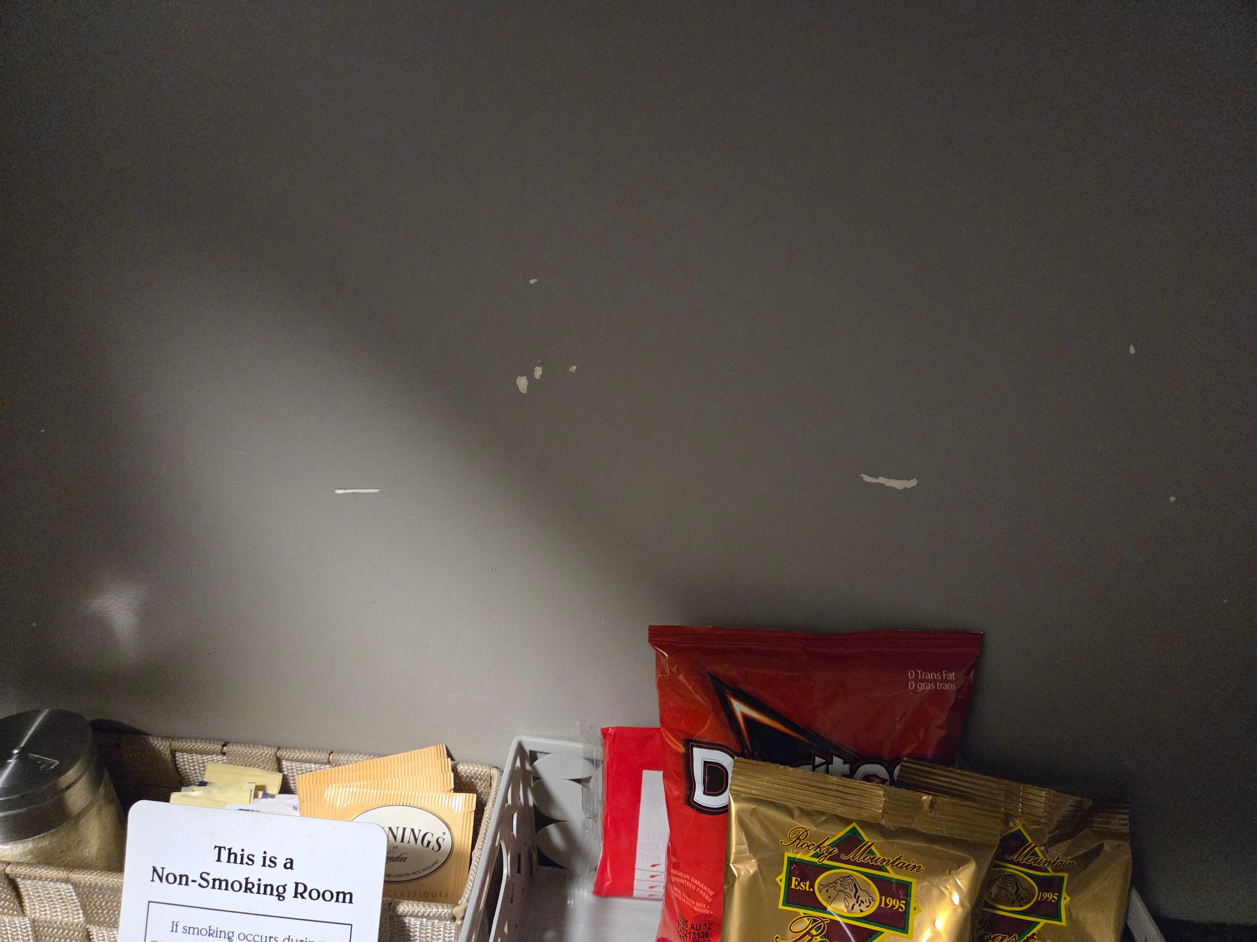 Free snacks right below the chipped paint.
