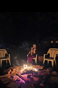 We shared a fire with a few very nice guests.