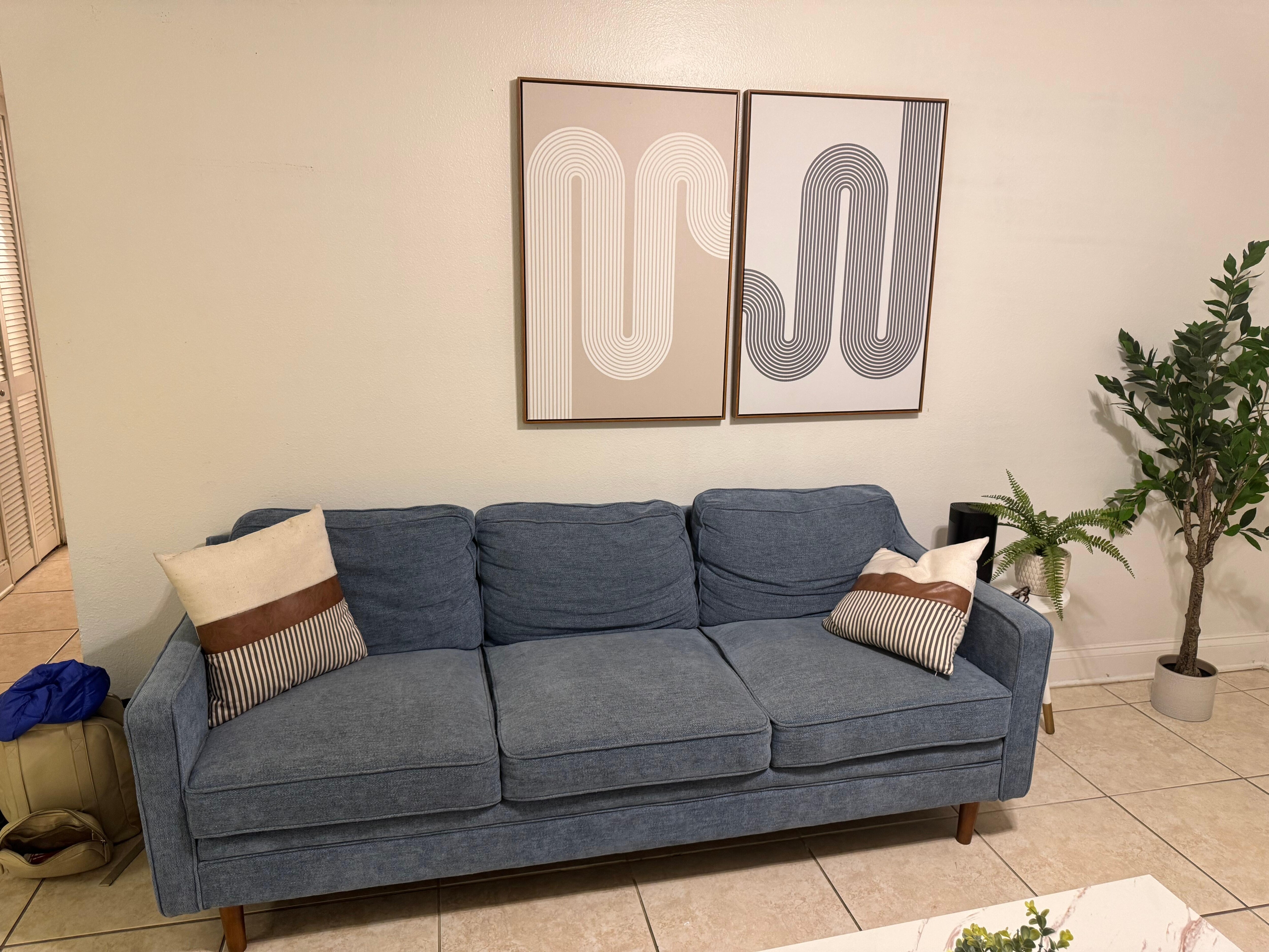 Uncomfortable couch