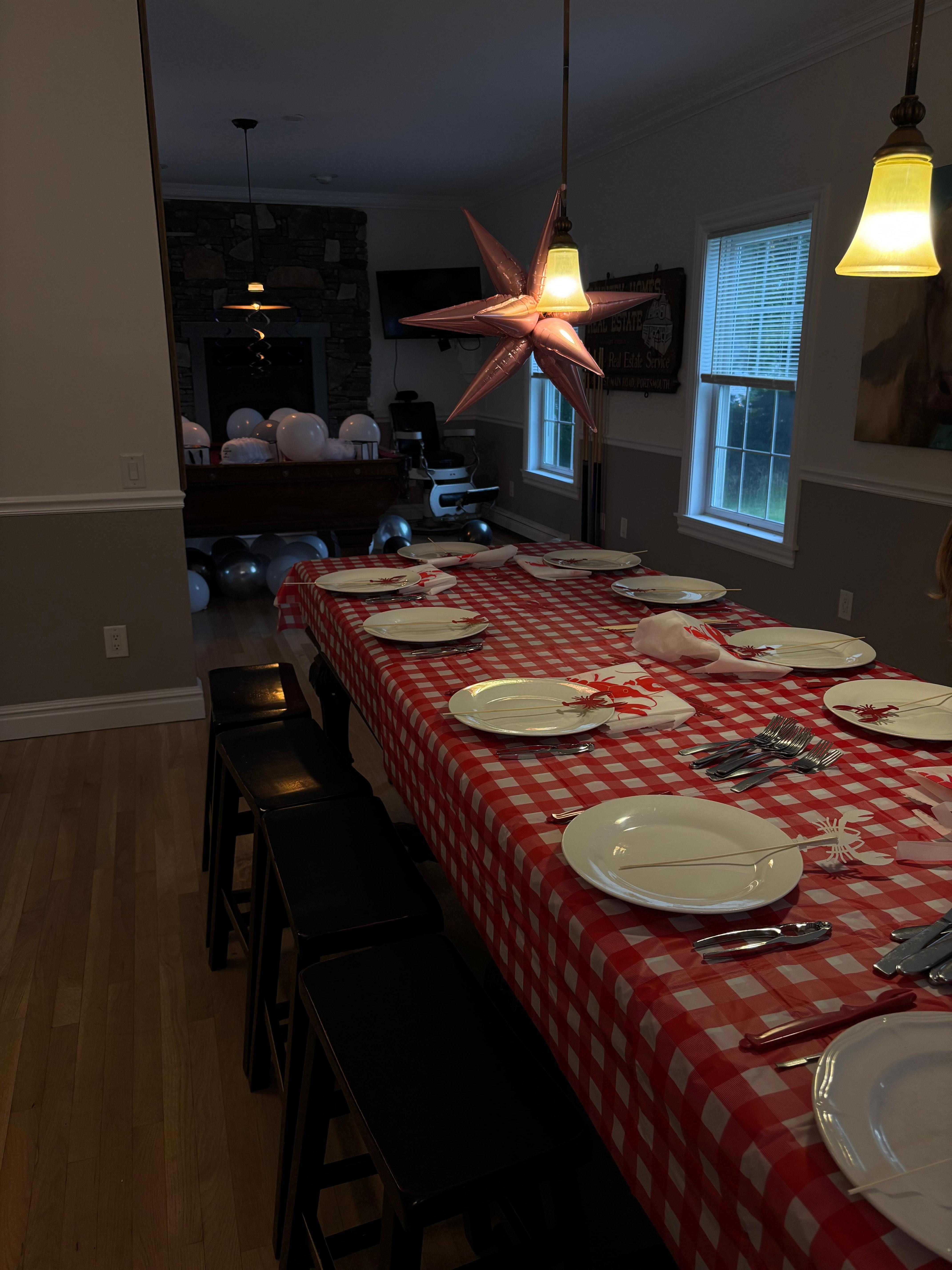 Large dining room table 