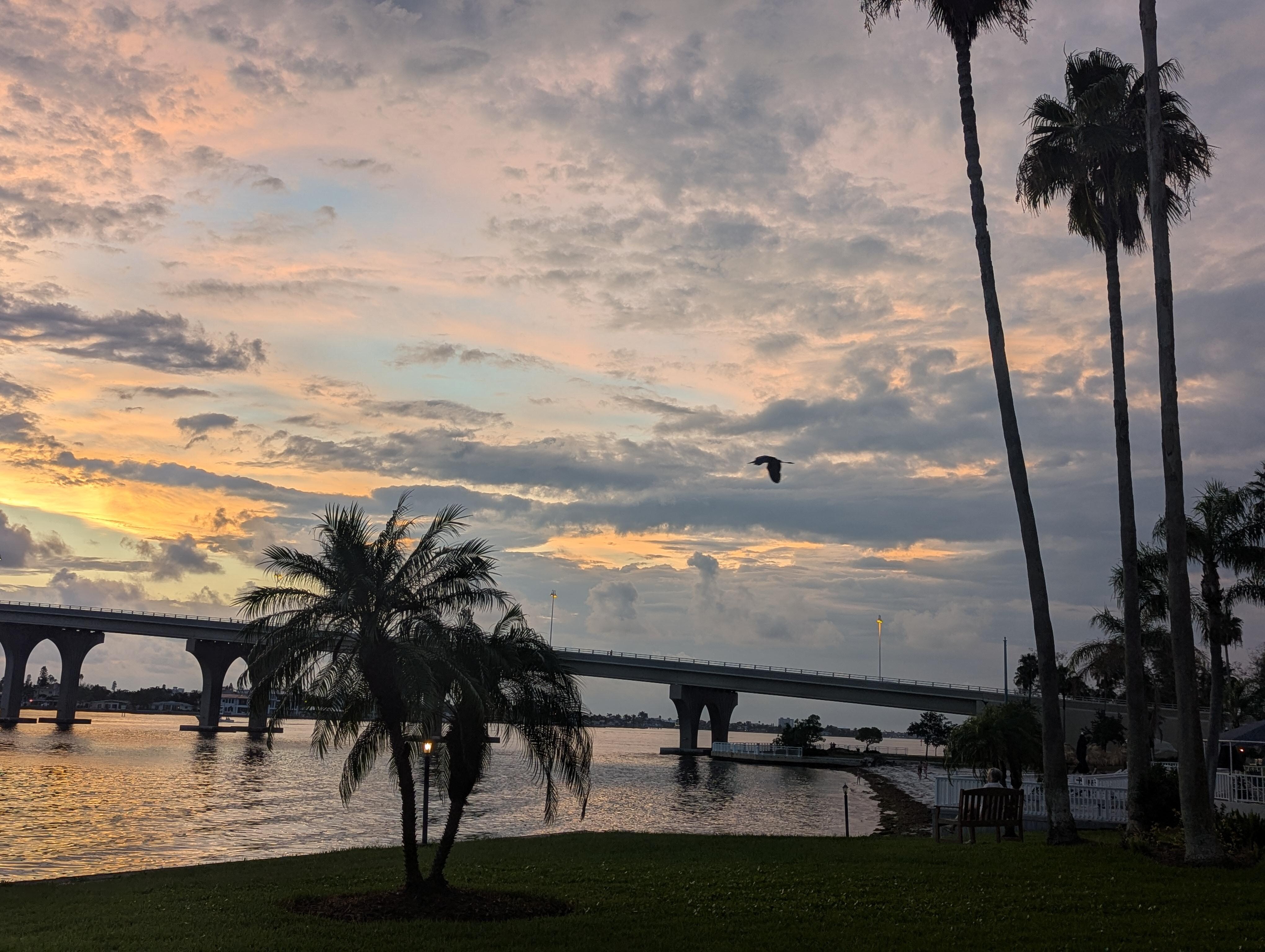 Beautiful sunsets from the condo patio ❤️