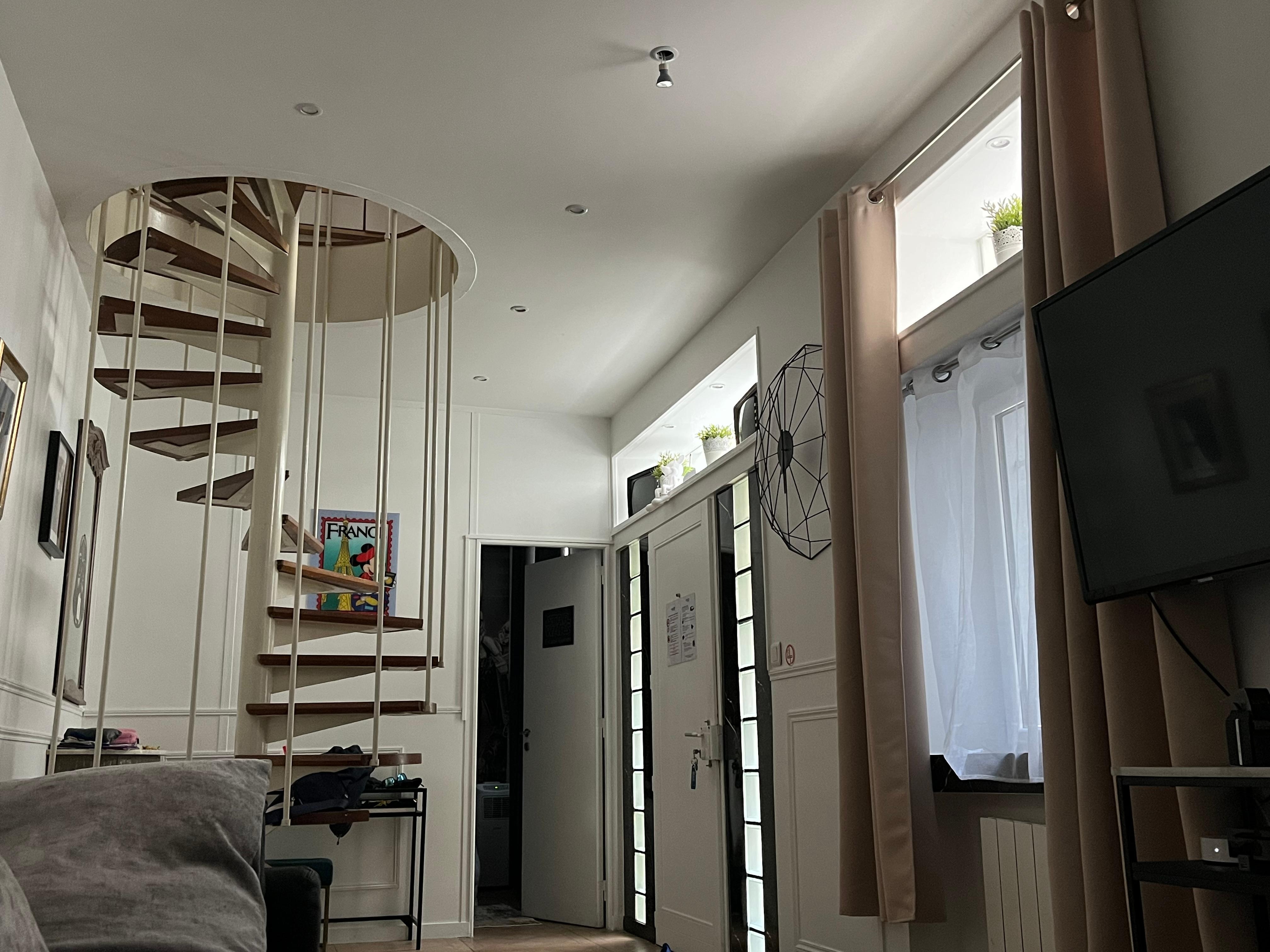 The entrance and staircase up to the princess room