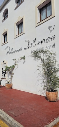 Front of hotel