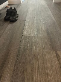 Floors were like being pulled off, had cracks all over when you walk