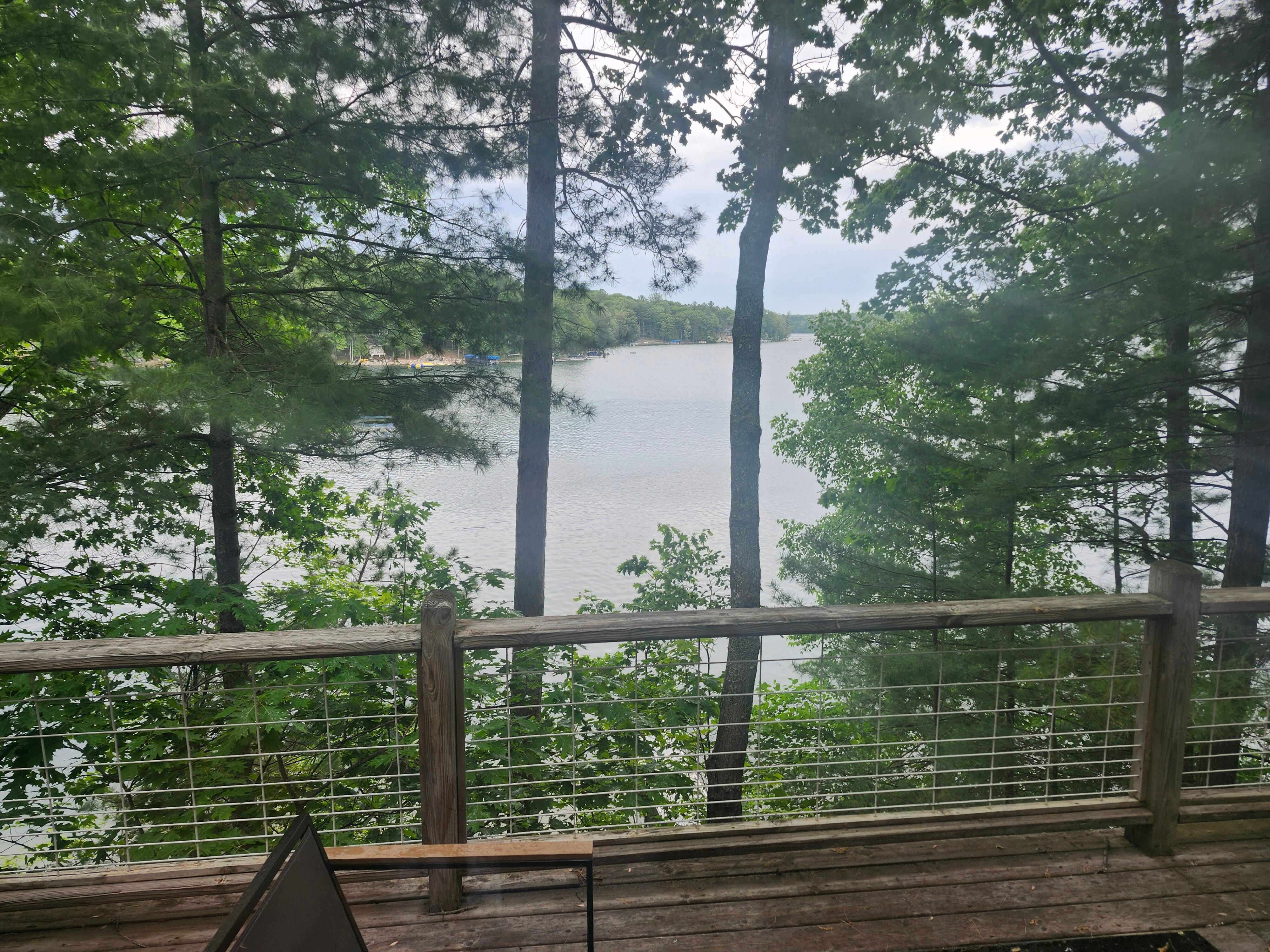 Gorgeous view from deck