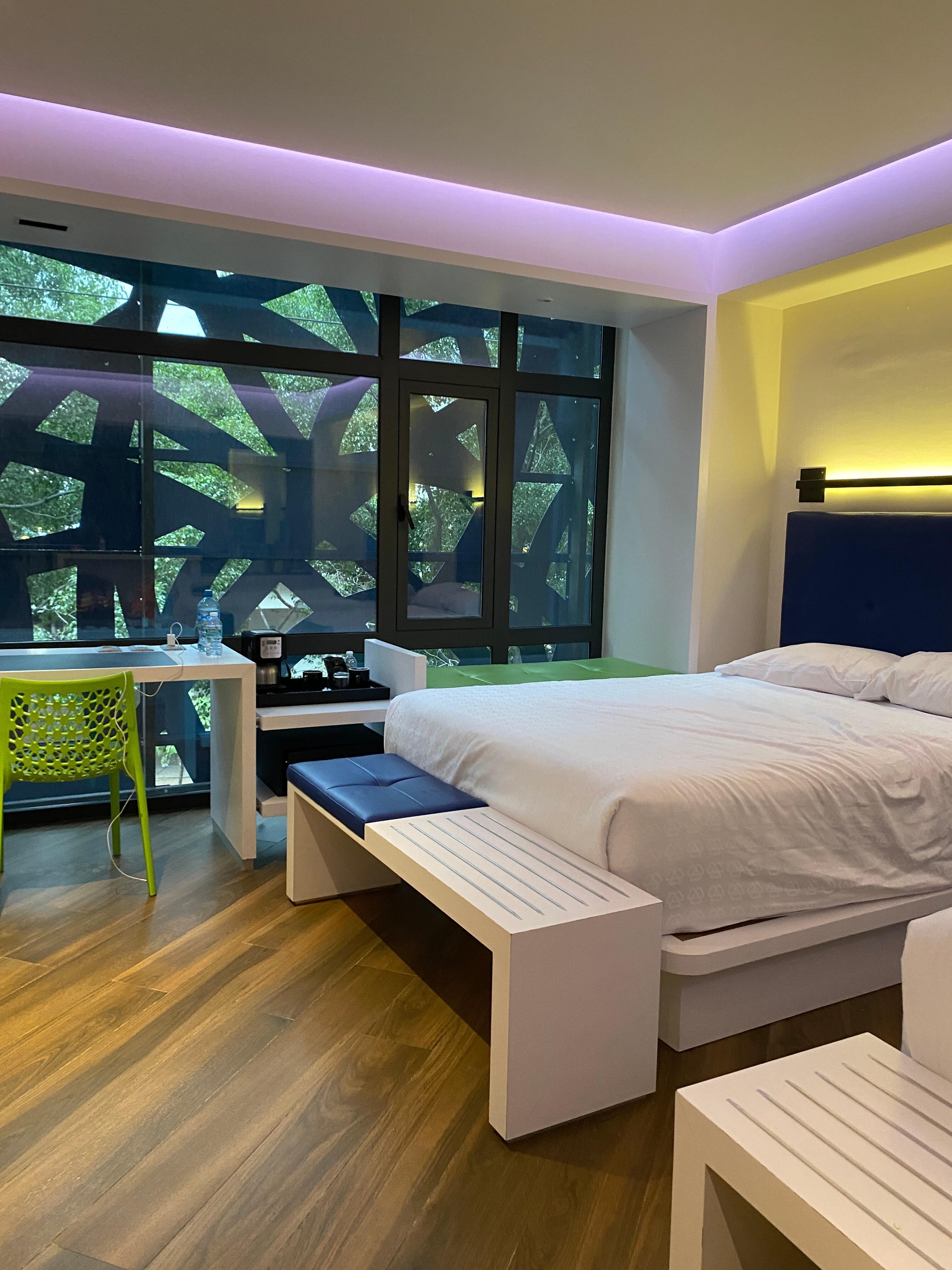 Room with lights