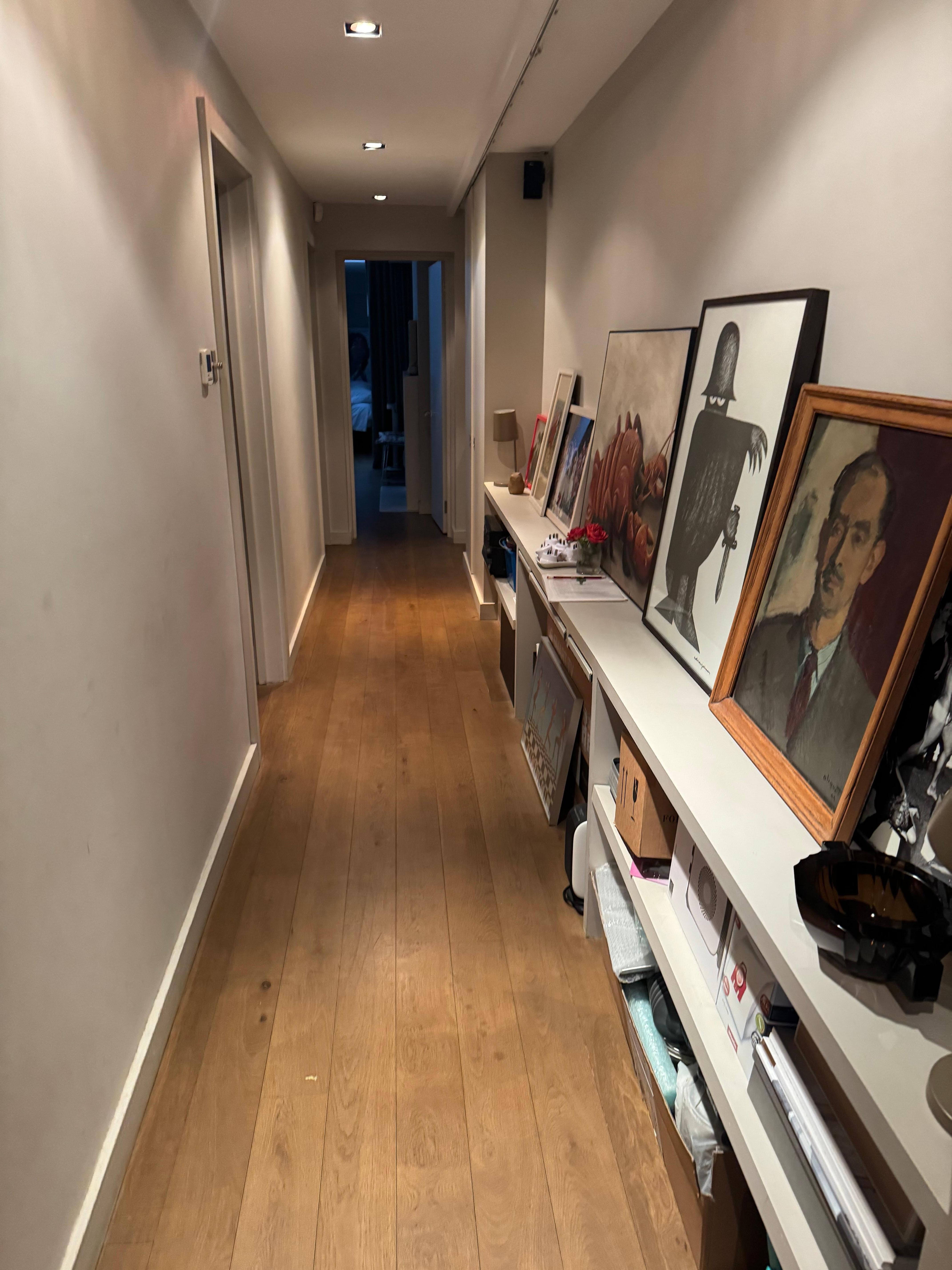 Hallway that all the rooms were off of