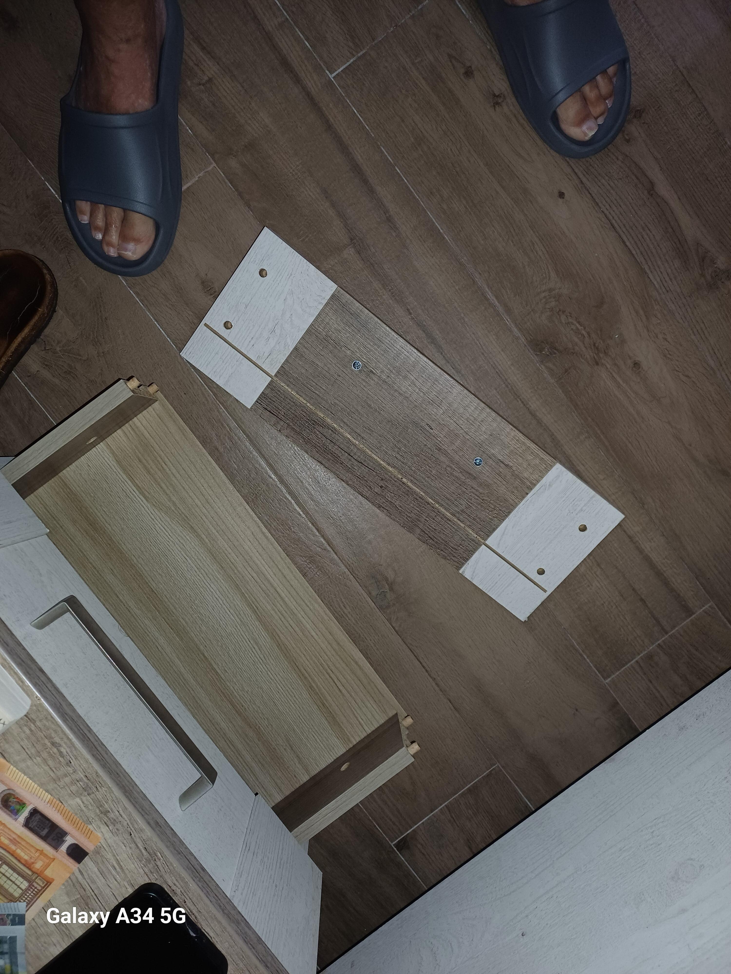 Drawer front in main bedroom. 