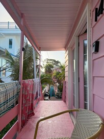 This is where the balcony faces- I was always confused looking at the photos so here ya go!