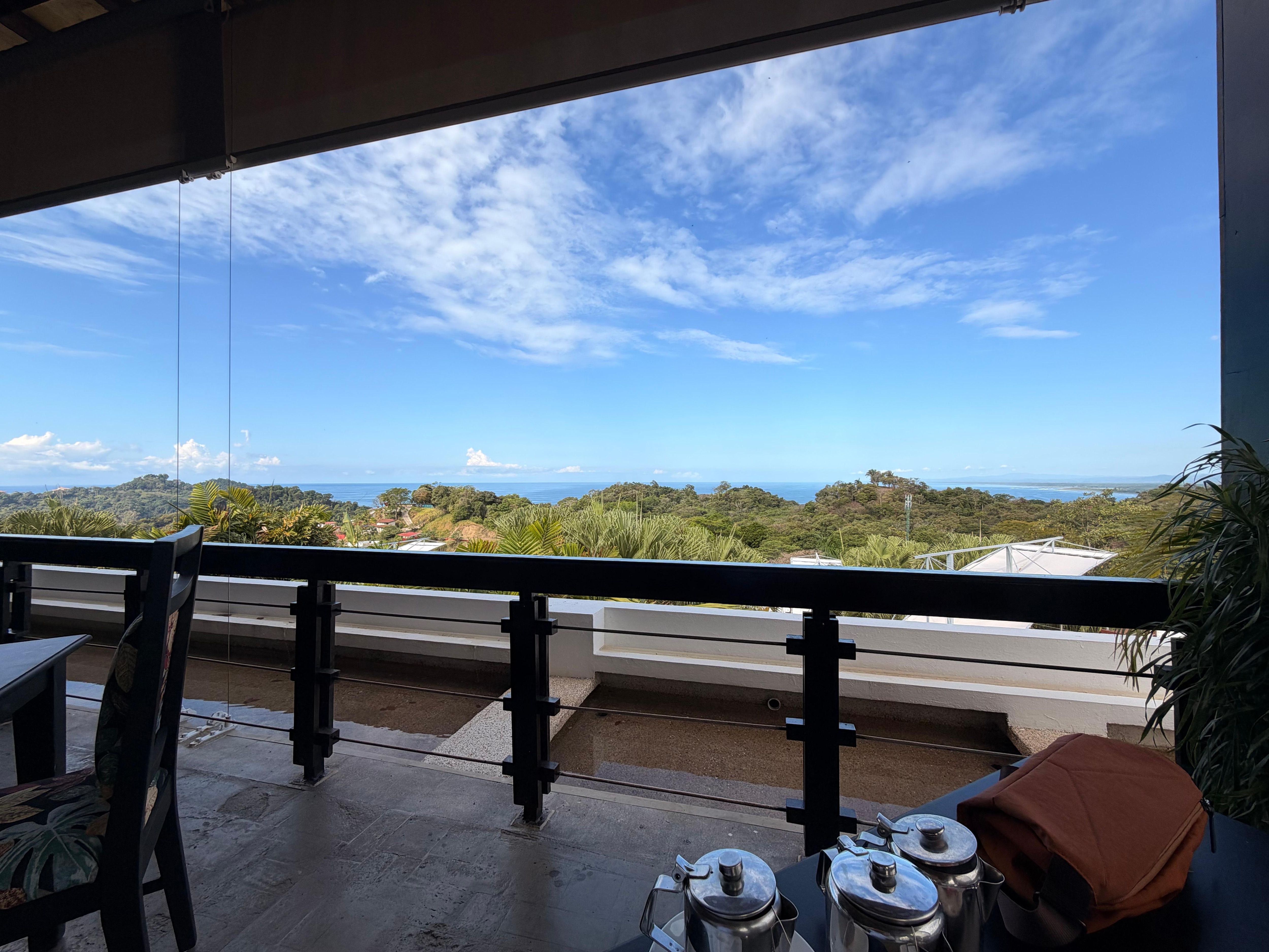 View from restaurant