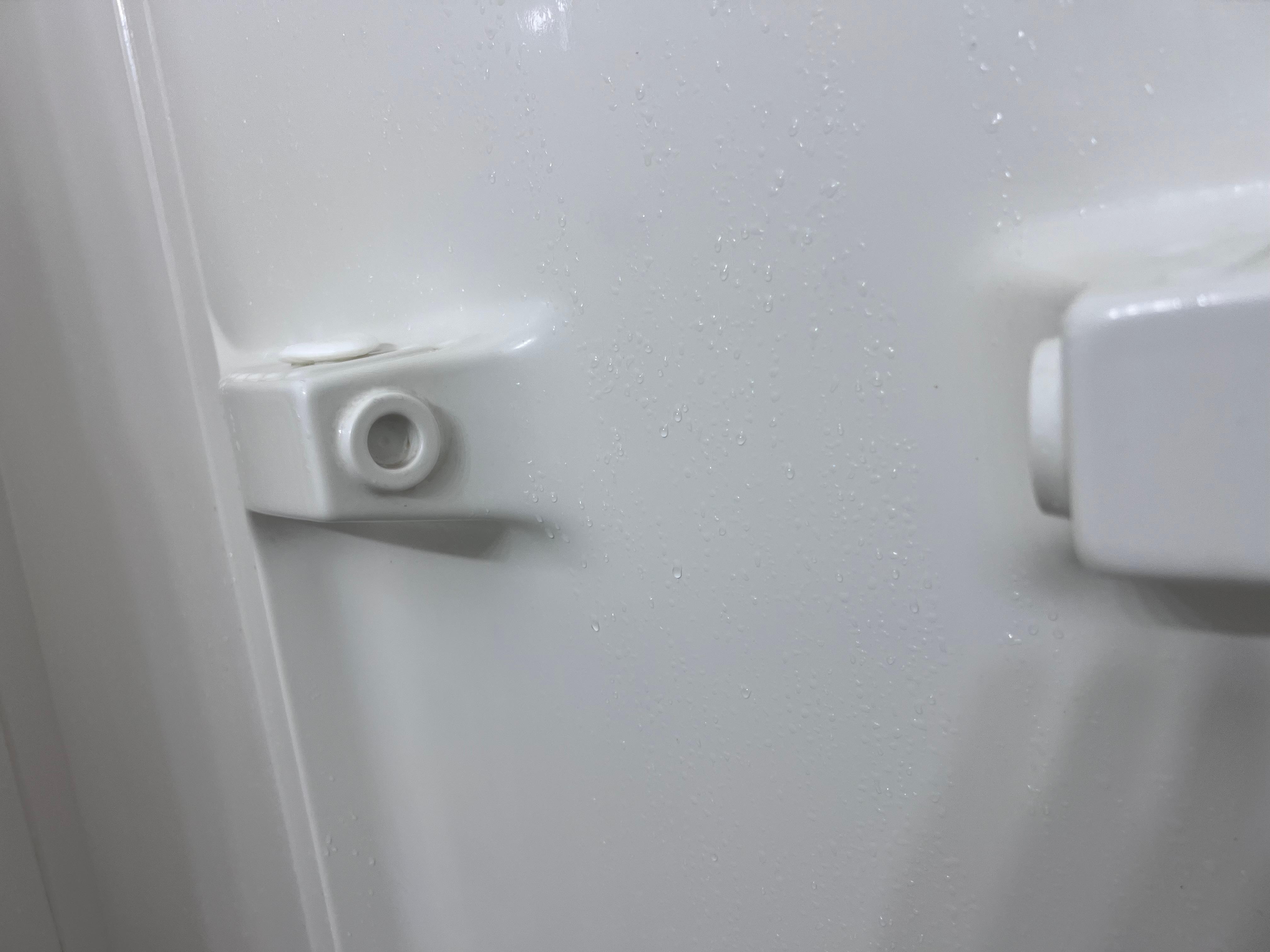 Broken shower grab handle