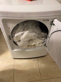 Smelly and damp laundry in dryer
