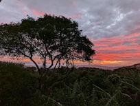 Sunset from the balcony