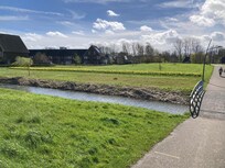 Right by the hotel, just out the door