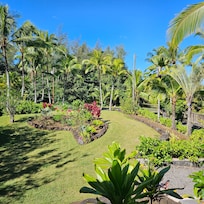 Grounds in front of the house.