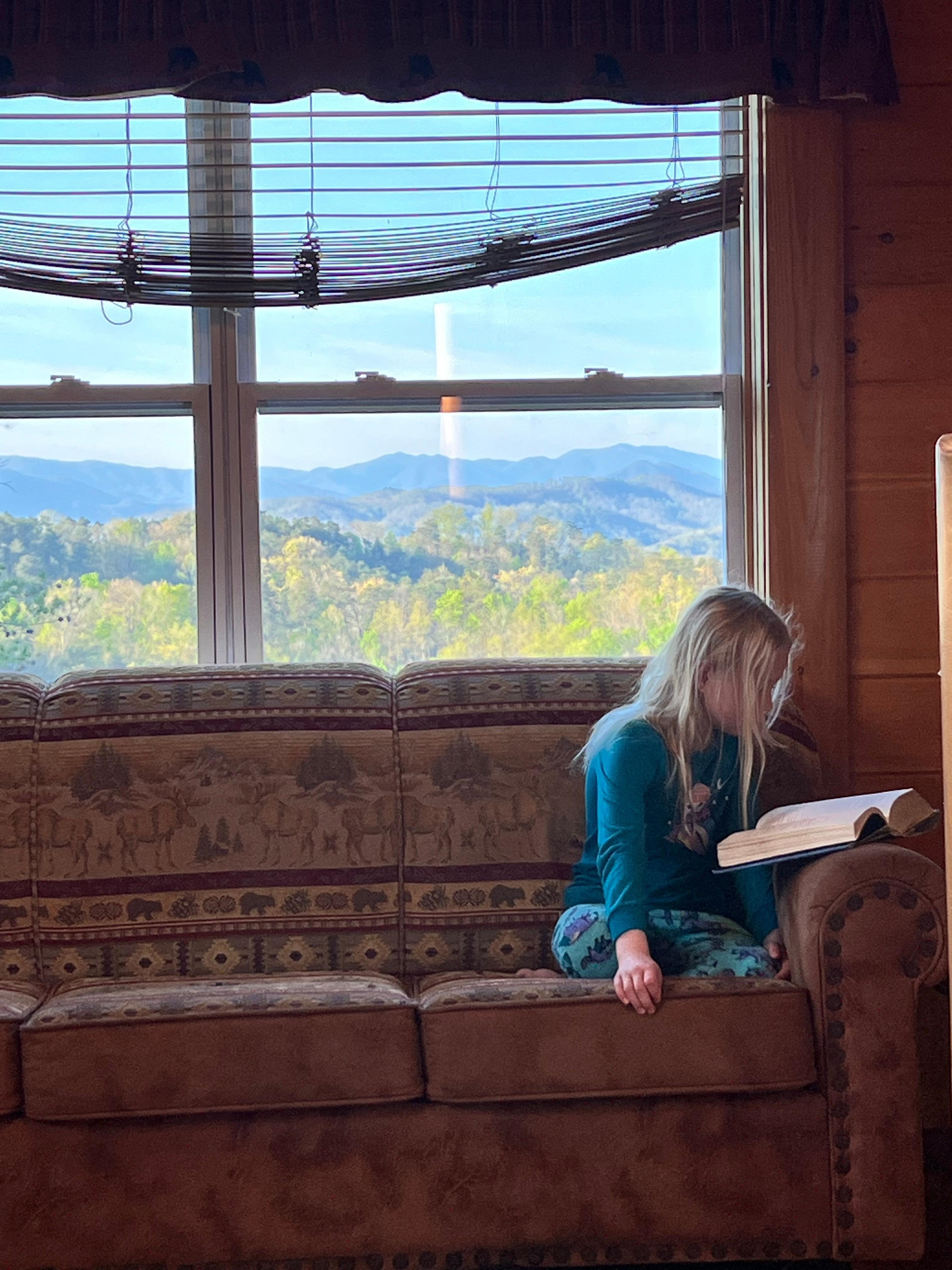 View from the loft window! (Daughter not included 😜)