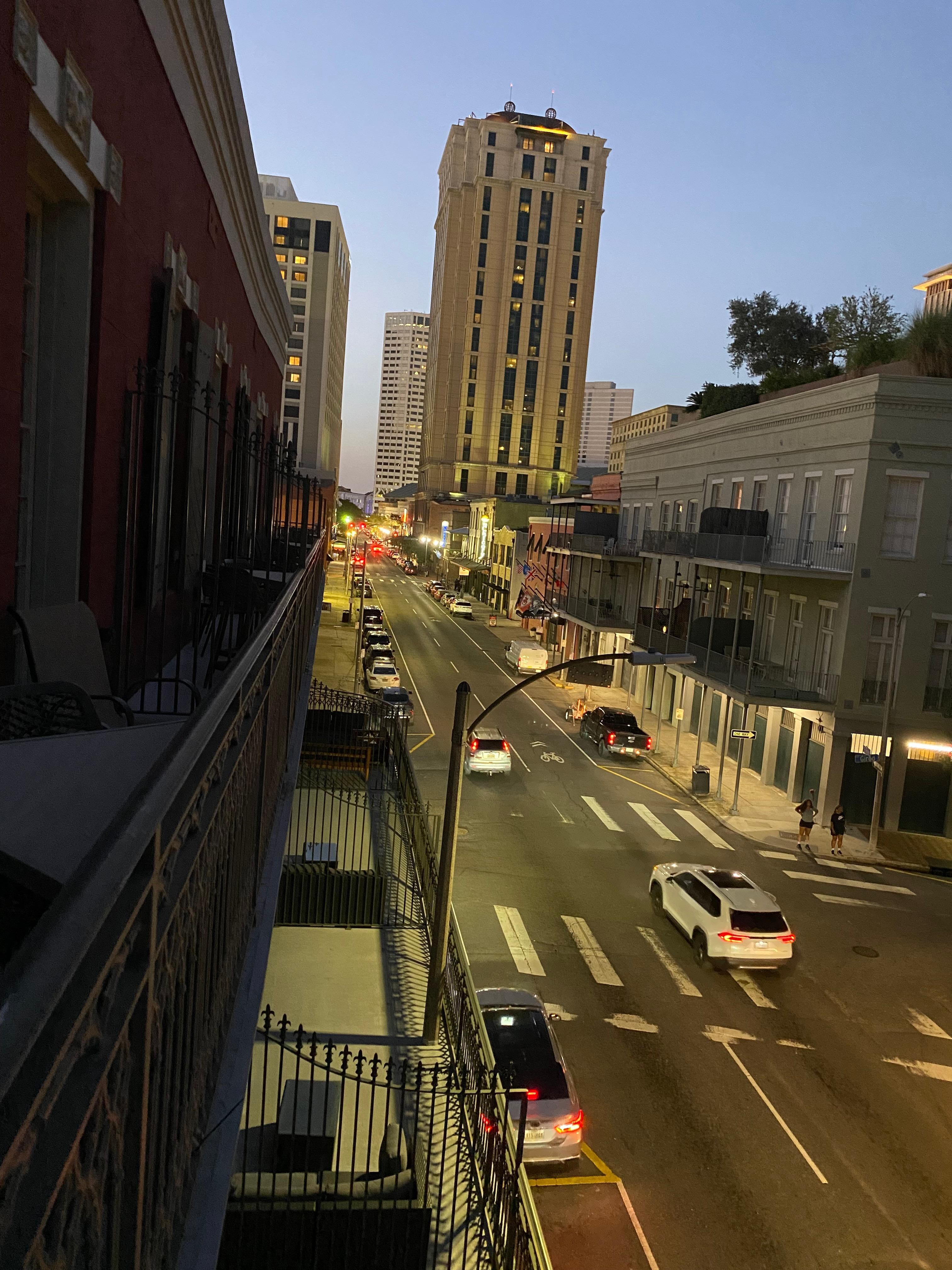 View from the balcony.