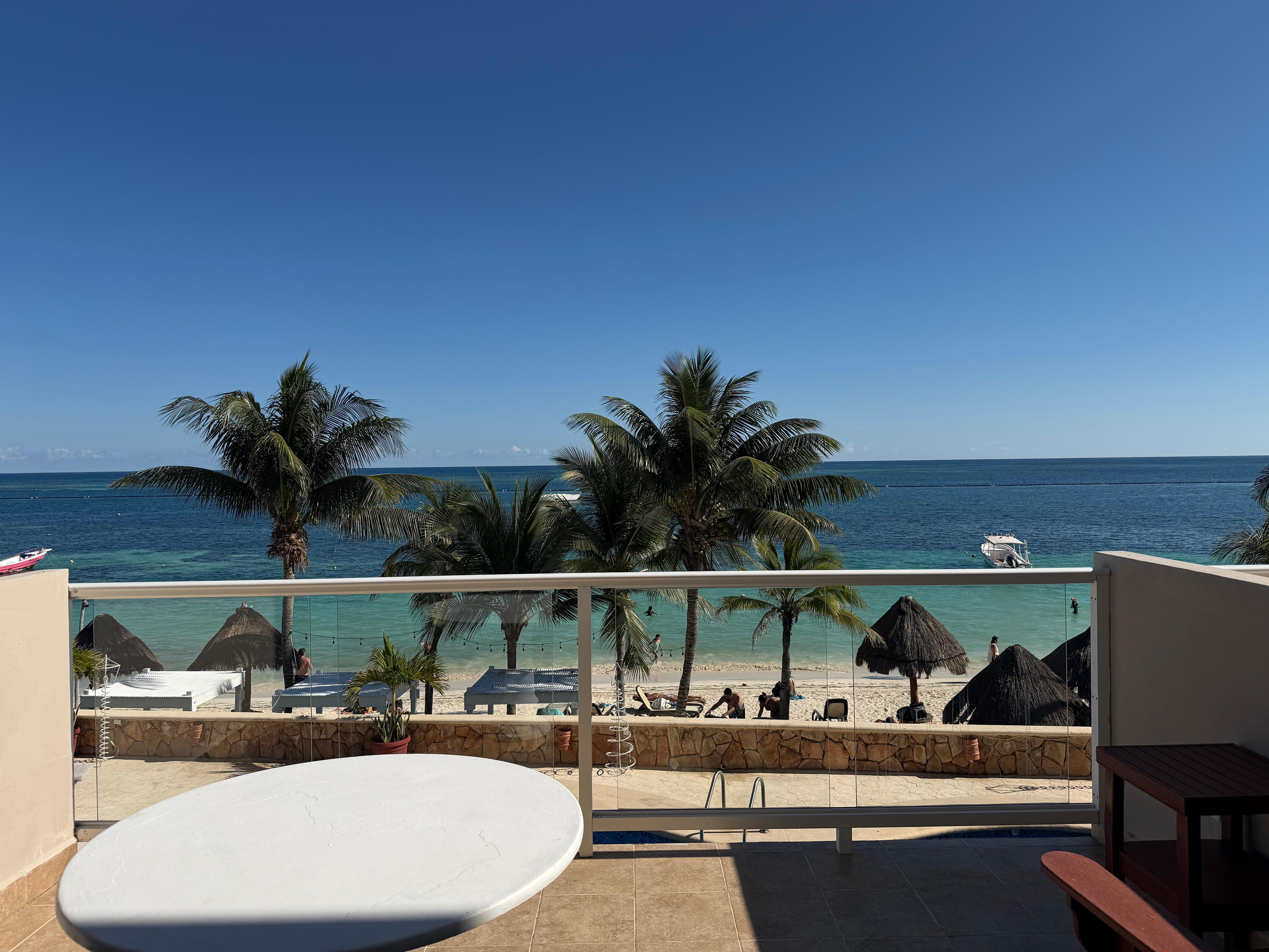 View from balcony from 2nd floor room. 