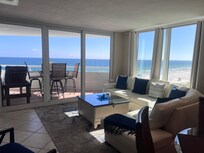 Walked in to this stunning sun shining over the beach view!!