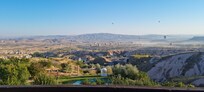Ausblick Panoramafenstern morgens
