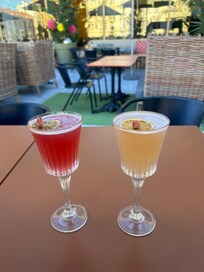 Cocktails on the terrace