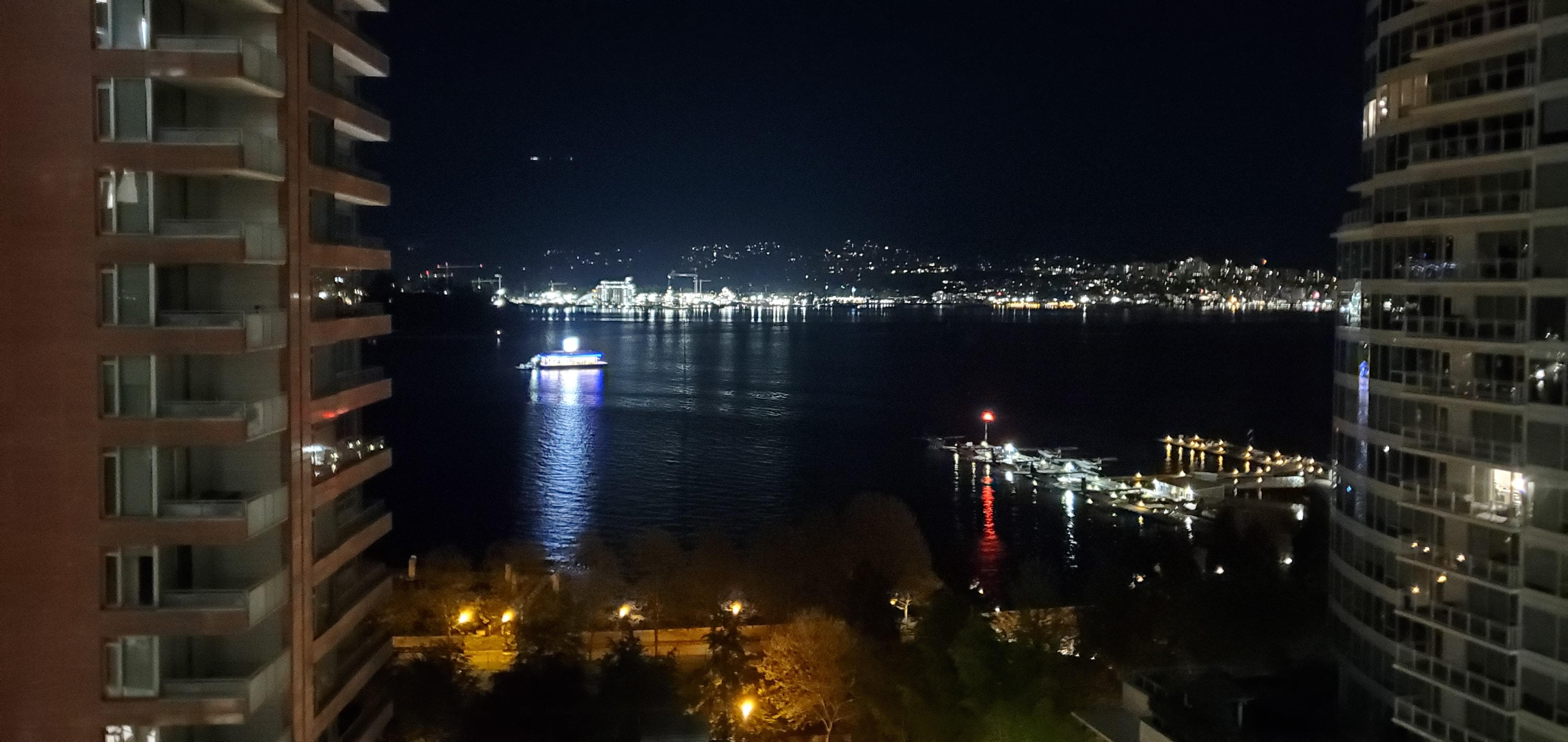 Night view from room