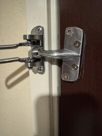 Busted interior door lock
