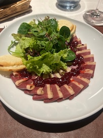 Starter Dinner (duck salat)