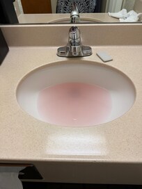 Clogged sink