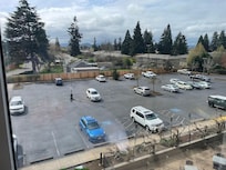 Parking lot from the room